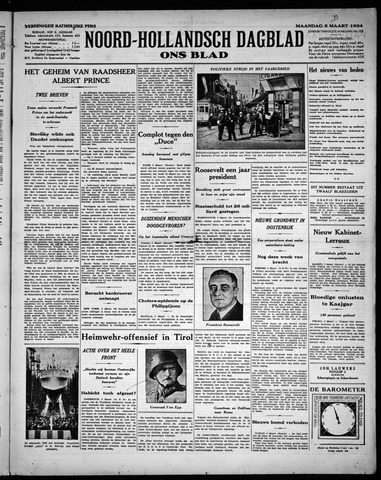 Noord-Hollandsch Dagblad : ons blad 1934-03-05