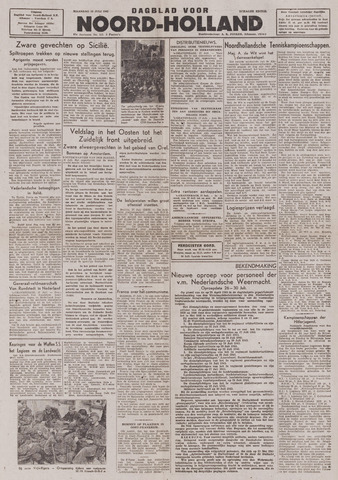 Dagblad Noord-Holland, Schager editie 1943-07-19