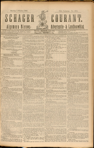Schager Courant 1909-10-05