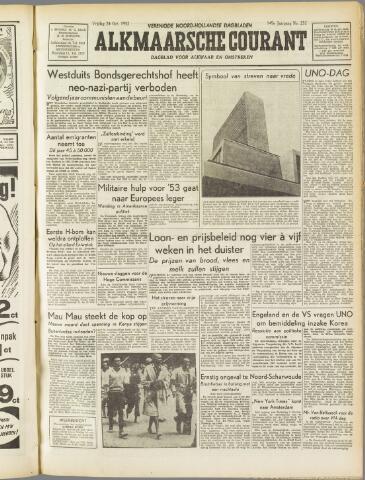 Alkmaarsche Courant 1952-10-24