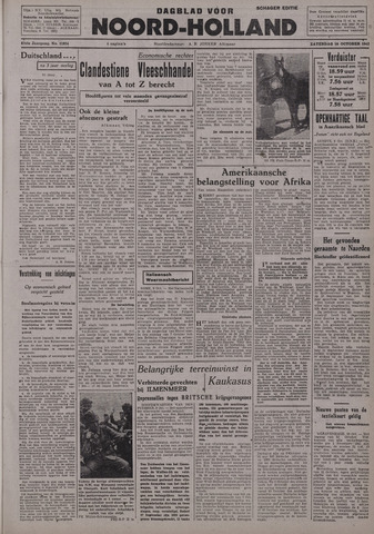 Dagblad Noord-Holland, Schager editie 1942-10-10