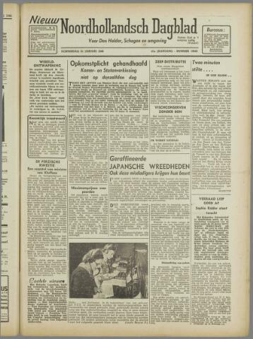 Nieuw Noordhollandsch Dagblad, editie Schagen 1946-01-31