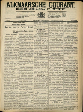Alkmaarsche Courant 1932-08-24