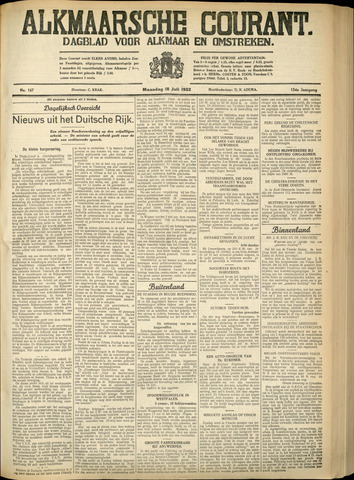 Alkmaarsche Courant 1932-07-18