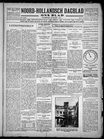 Noord-Hollandsch Dagblad : ons blad 1930-03-29