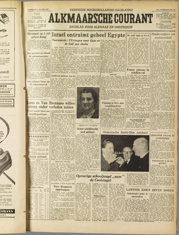 Alkmaarsche Courant 1957-03-02