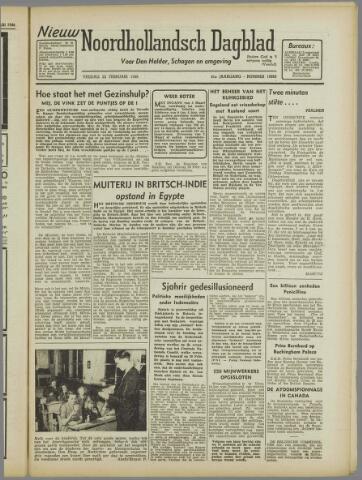 Nieuw Noordhollandsch Dagblad, editie Schagen 1946-02-22