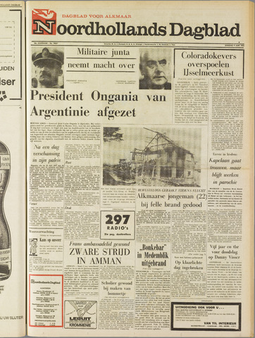 Noordhollands Dagblad : dagblad voor Alkmaar en omgeving 1970-06-09