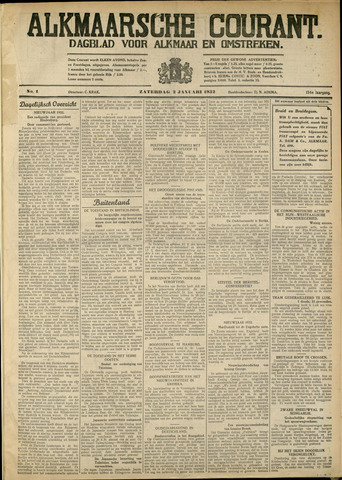 Alkmaarsche Courant 1932