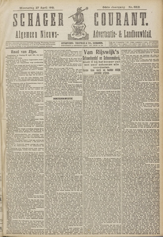 Schager Courant 1921-04-27