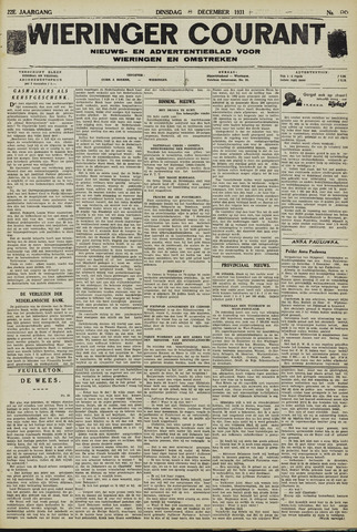 Wieringer courant 1931-12-08