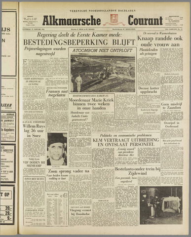 Alkmaarsche Courant 1958-01-18