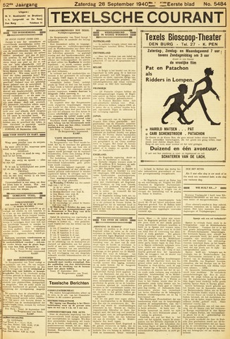 Texelsche Courant 1940-09-28
