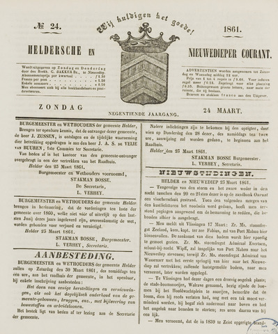 Heldersche en Nieuwedieper Courant 1861-03-24