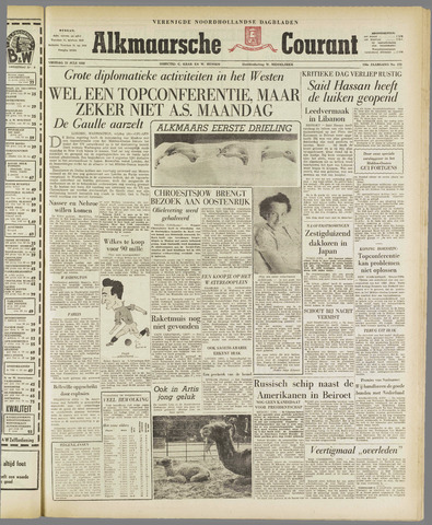 Alkmaarsche Courant 1958-07-25