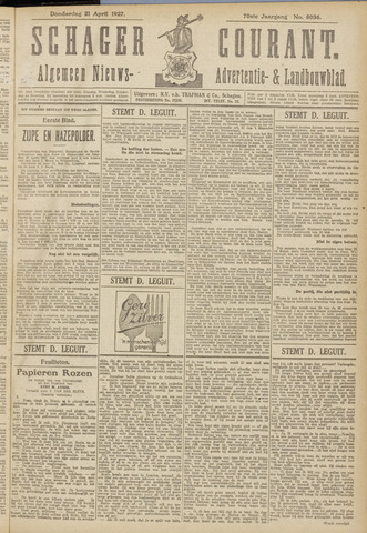 Schager Courant 1927-04-21