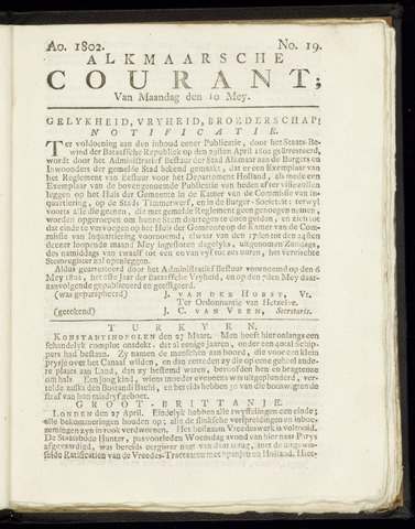 Alkmaarsche Courant 1802-05-10