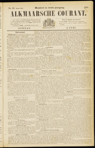 Alkmaarsche Courant 1899-06-11