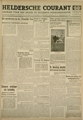Heldersche Courant 1937-09-09