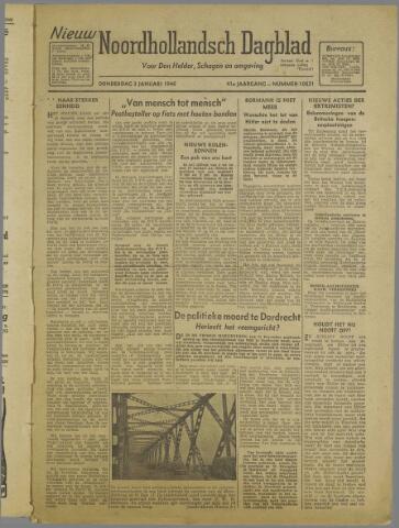 Nieuw Noordhollandsch Dagblad, editie Schagen 1946-01-03