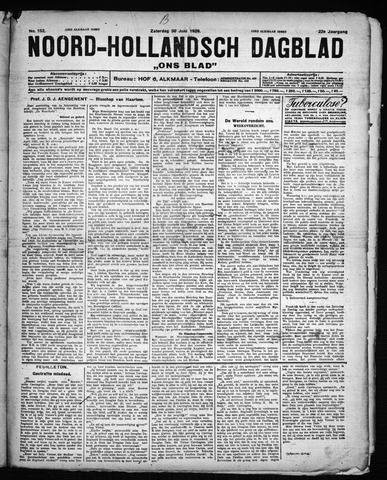 Noord-Hollandsch Dagblad : ons blad 1928-06-30