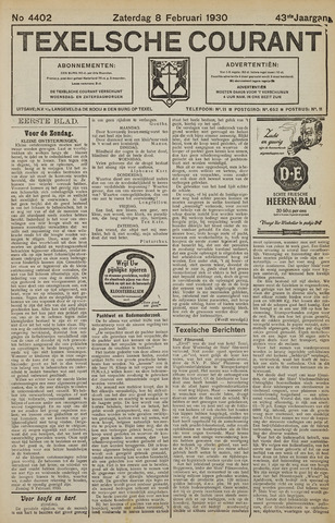 Texelsche Courant 1930-02-08