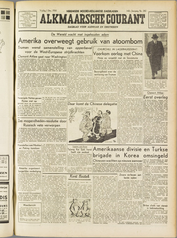 Alkmaarsche Courant 1950-12-01