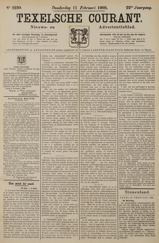 Texelsche Courant 1909-02-11