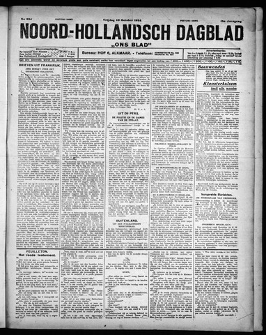 Noord-Hollandsch Dagblad : ons blad 1924-10-10