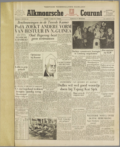 Alkmaarsche Courant 1958-10-01