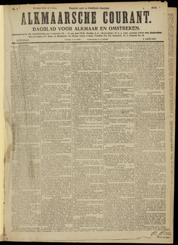 Alkmaarsche Courant 1926