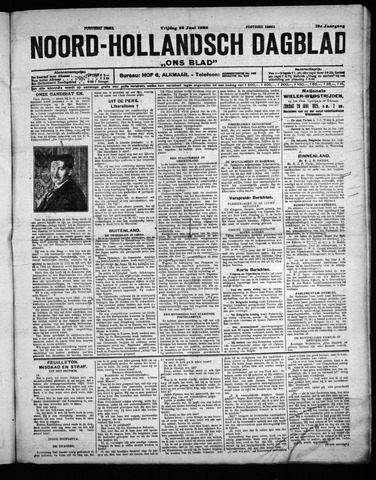 Noord-Hollandsch Dagblad : ons blad 1925-06-26