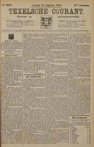 Texelsche Courant 1914-08-16