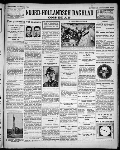 Noord-Hollandsch Dagblad : ons blad 1933-10-28