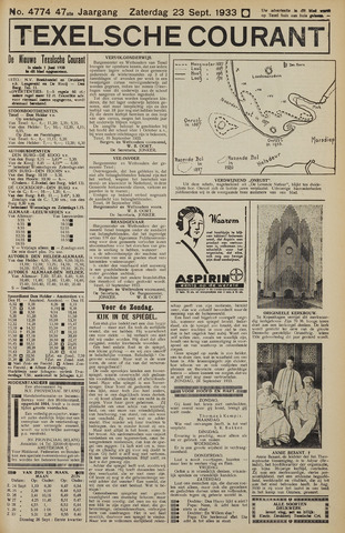 Texelsche Courant 1933-09-23