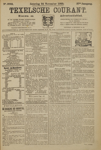 Texelsche Courant 1923-11-24