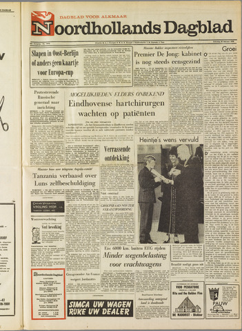 Noordhollands Dagblad : dagblad voor Alkmaar en omgeving 1970-02-28