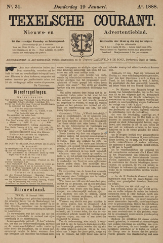 Texelsche Courant 1888-01-19