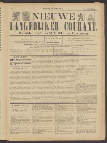 Nieuwe Langedijker Courant 1892-06-12