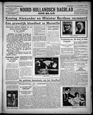 Noord-Hollandsch Dagblad : ons blad 1934-10-10