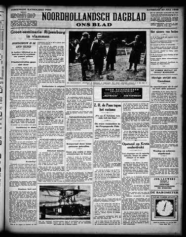Noord-Hollandsch Dagblad : ons blad 1938-07-30