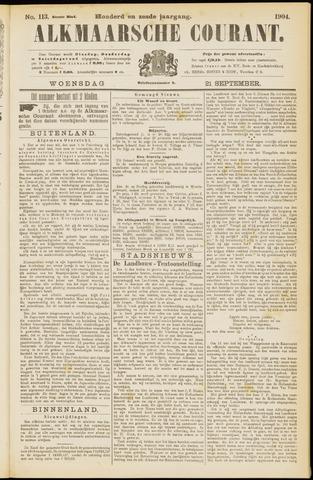 Alkmaarsche Courant 1904-09-21
