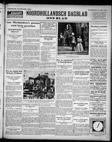 Noord-Hollandsch Dagblad : ons blad 1939-05-31
