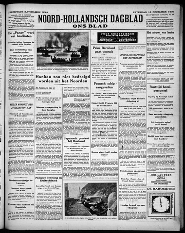 Noord-Hollandsch Dagblad : ons blad 1937-12-18