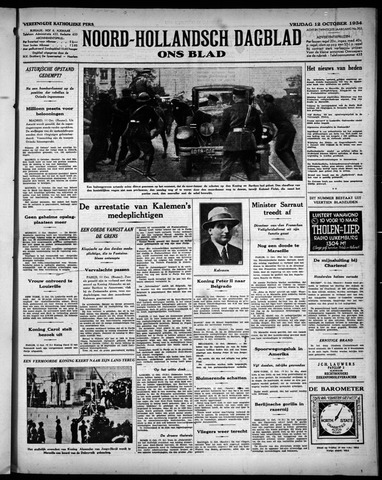 Noord-Hollandsch Dagblad : ons blad 1934-10-12