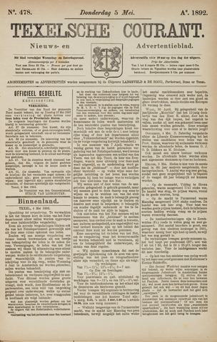 Texelsche Courant 1892-05-05