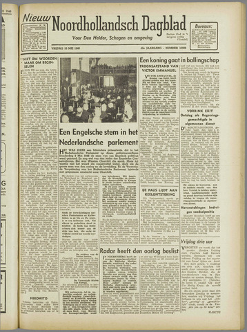 Nieuw Noordhollandsch Dagblad, editie Schagen 1946-05-10