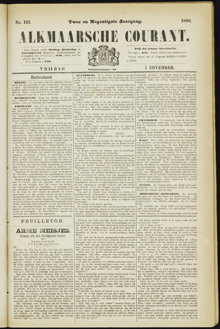 Alkmaarsche Courant 1890-11-07