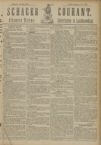Schager Courant 1913-05-10