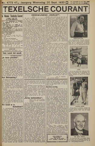 Texelsche Courant 1933-09-20